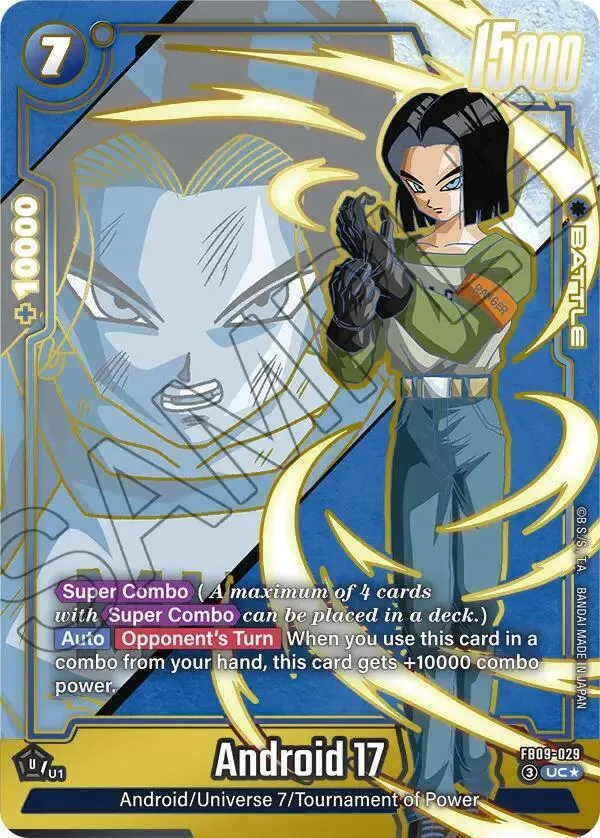 Android 17 - FB09-029 (Alternate Art) from Dual Evolution - Dragon Ball Super: Fusion World