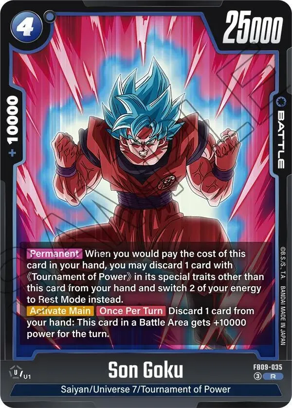 Son Goku - FB09-035 — Dual Evolution — Dragon Ball Super: Fusion World