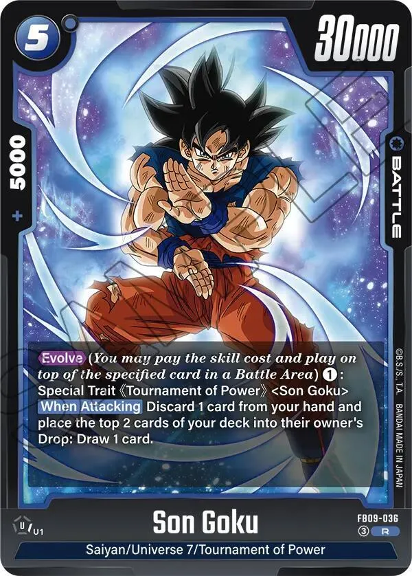 Son Goku - FB09-036 — Dual Evolution — Dragon Ball Super: Fusion World