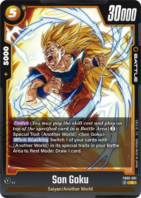 Son Goku - FB09-081 — Dual Evolution — Dragon Ball Super: Fusion World