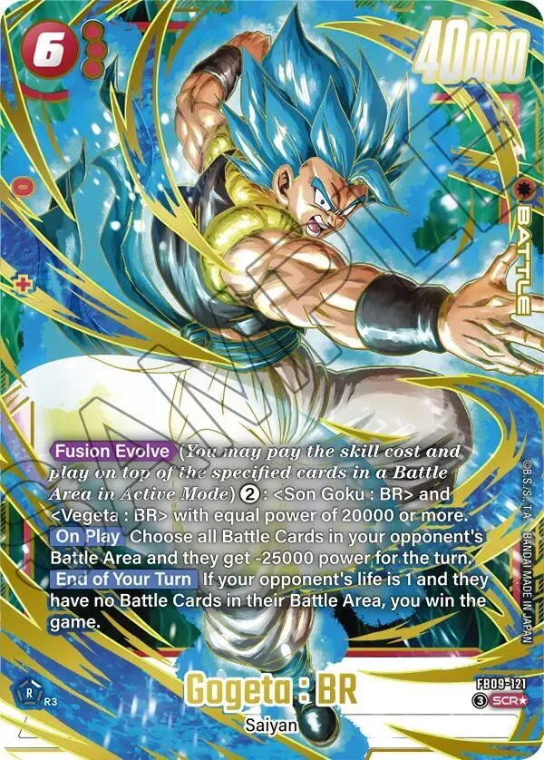 Gogeta : BR - FB09-121 (Alternate Art) — Dual Evolution — Dragon Ball Super: Fusion World
