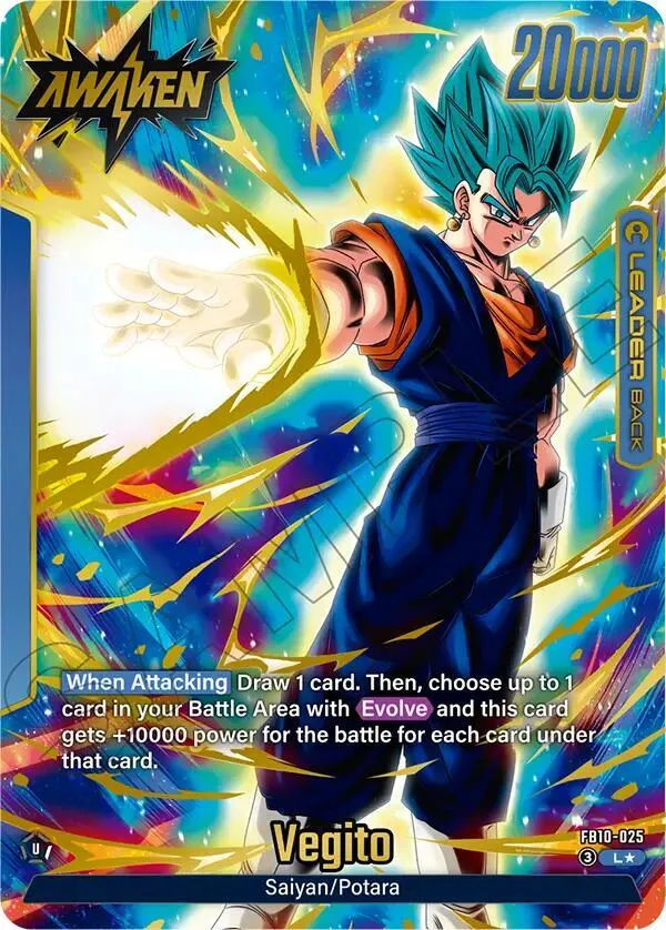 Son Goku/Vegeta // Vegito (Alternate Art) — Cross Force — Dragon Ball Super: Fusion World