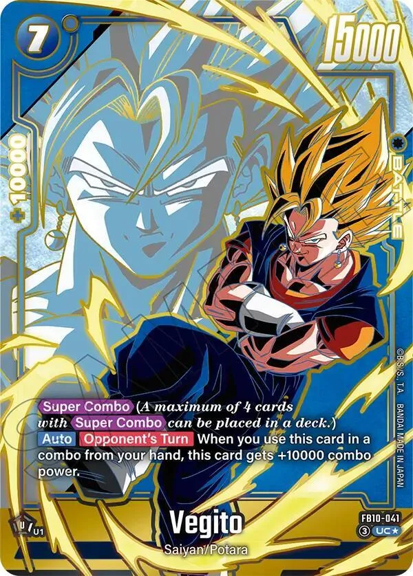 Vegito - FB10-041 (Alternate Art) — Cross Force — Dragon Ball Super: Fusion World