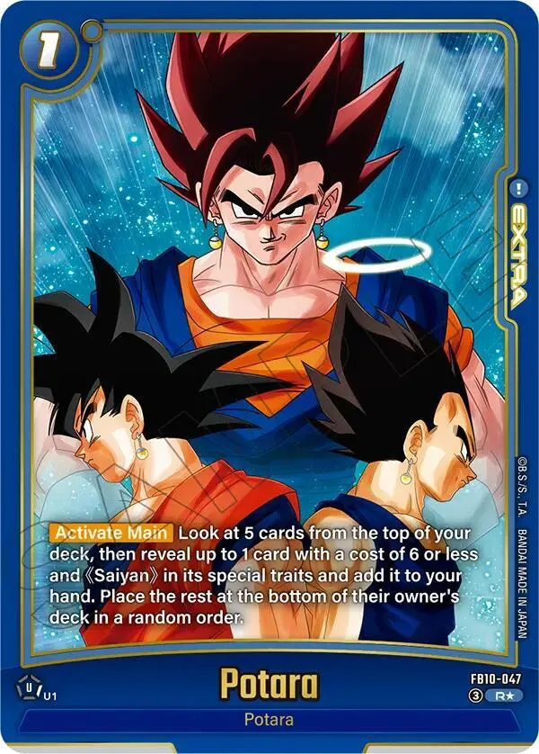 Potara (Alternate Art) — Cross Force — Dragon Ball Super: Fusion World