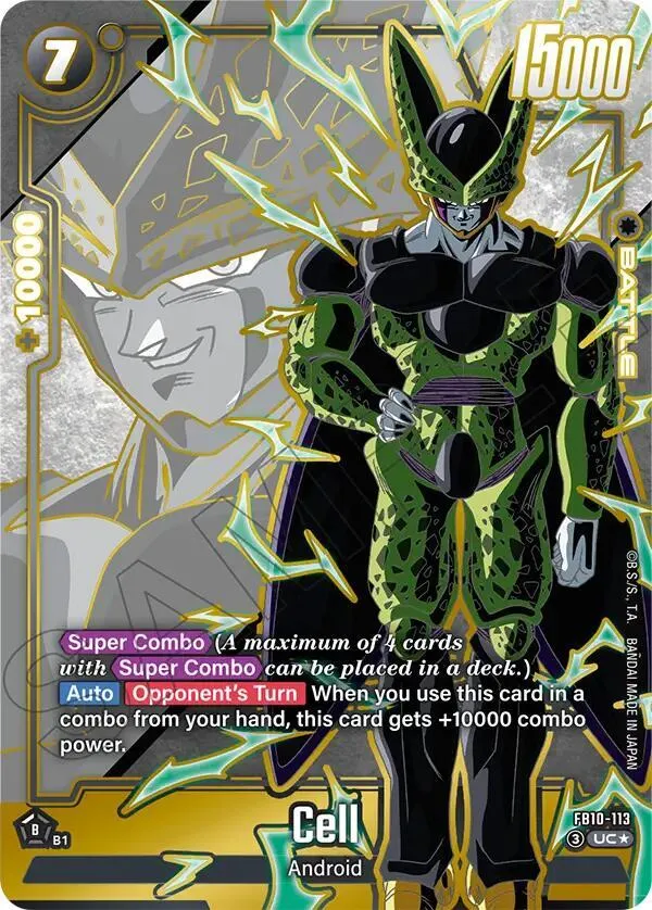 Cell - FB10-113 (Alternate Art) — Cross Force — Dragon Ball Super: Fusion World