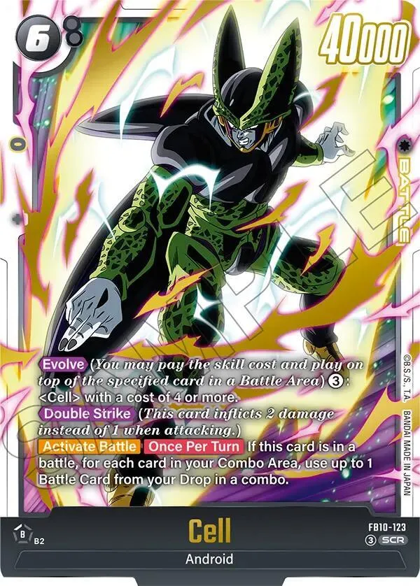 Cell - FB10-123 — Cross Force — Dragon Ball Super: Fusion World