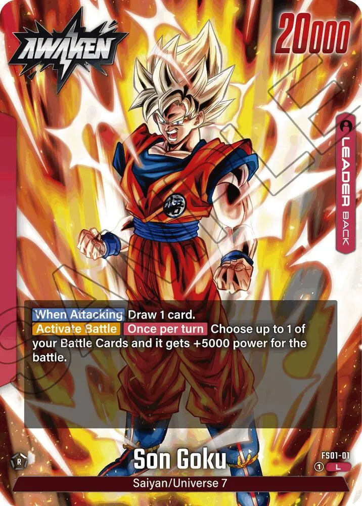 Son Goku - FS01-01 — Starter Deck 1: Son Goku — Dragon Ball Super: Fusion World