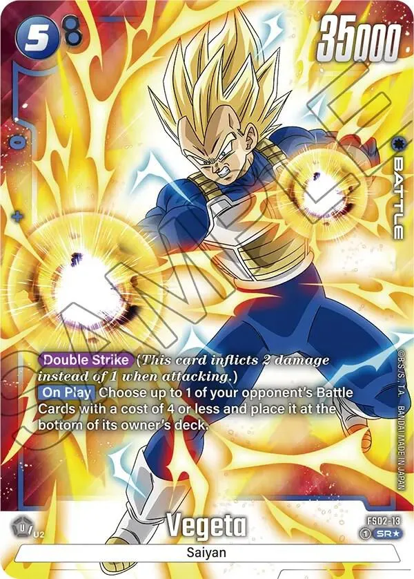 Vegeta - FS02-13 (Bonus Pack Alternate Art) — Starter Deck 2: Vegeta — Dragon Ball Super: Fusion World