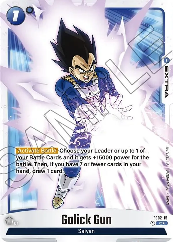 Galick Gun (Bonus Pack Alternate Art) — Starter Deck 2: Vegeta — Dragon Ball Super: Fusion World