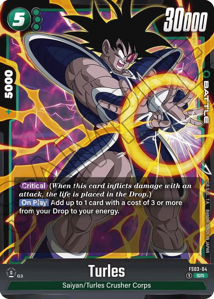 Turles — Starter Deck 3: Broly — Dragon Ball Super: Fusion World