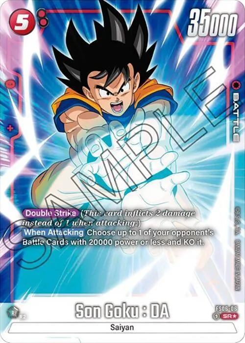 Son Goku : DA (Bonus Pack Alternate Art) — Starter Deck 6: Son Goku (Mini) — Dragon Ball Super: Fusion World