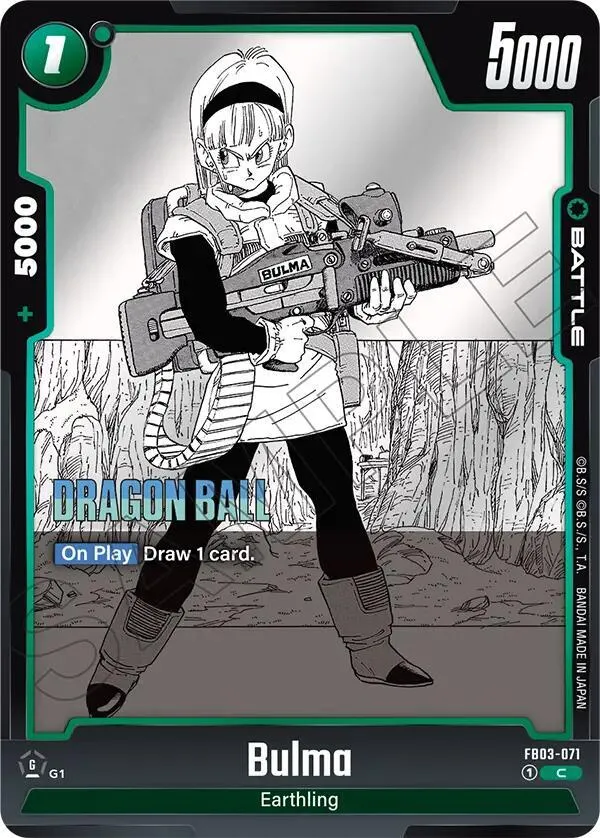 Bulma - FB03-071 — Manga Booster 02 — Dragon Ball Super: Fusion World
