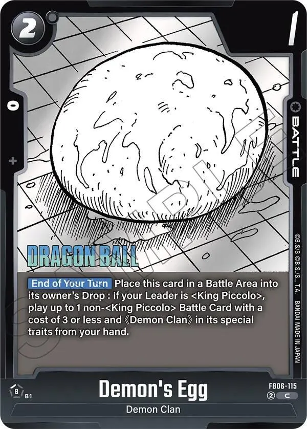 Demon's Egg — Manga Booster 02 — Dragon Ball Super: Fusion World