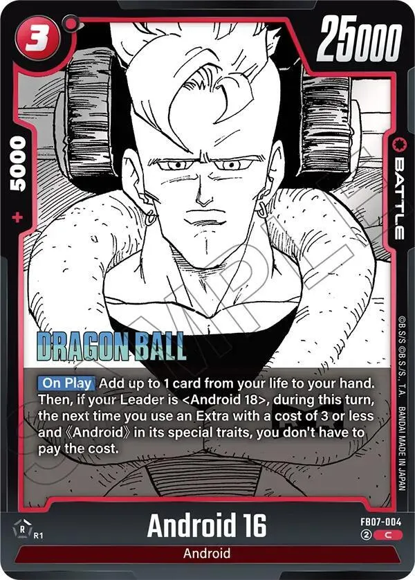 Android 16 — Manga Booster 02 — Dragon Ball Super: Fusion World