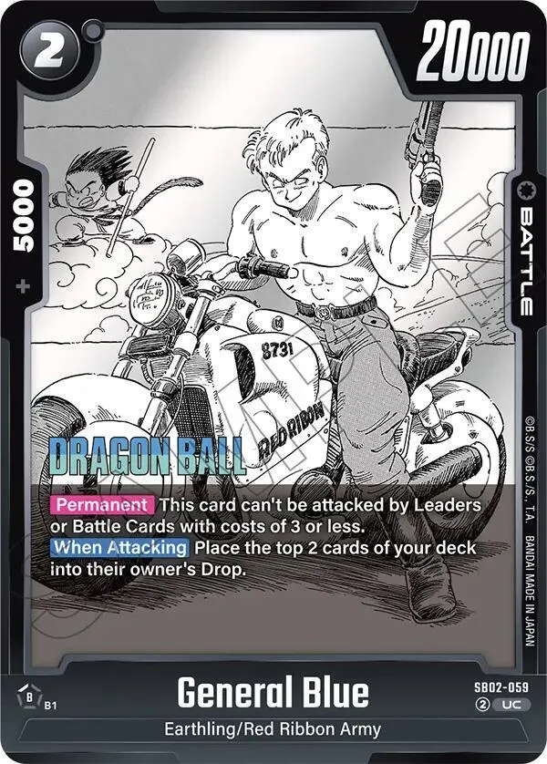 General Blue — Manga Booster 02 — Dragon Ball Super: Fusion World
