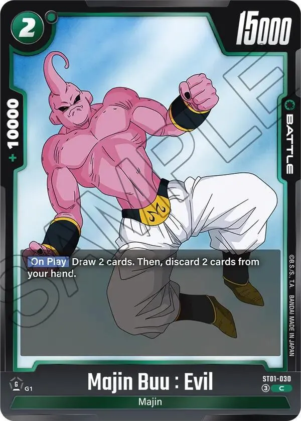Majin Buu : Evil - ST01-030 from Story Booster 01 - Dragon Ball Super: Fusion World
