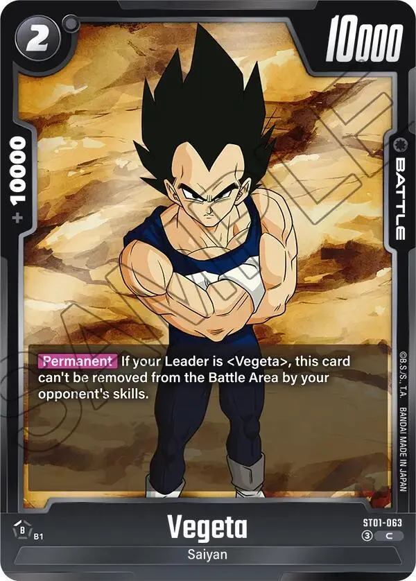 Vegeta - ST01-063 — Story Booster 01 — Dragon Ball Super: Fusion World