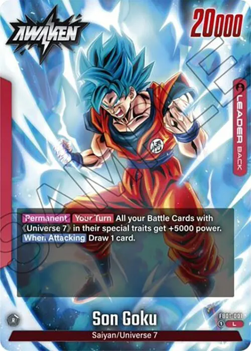 Son Goku - FB01-001 — Awakened Pulse — Dragon Ball Super: Fusion World