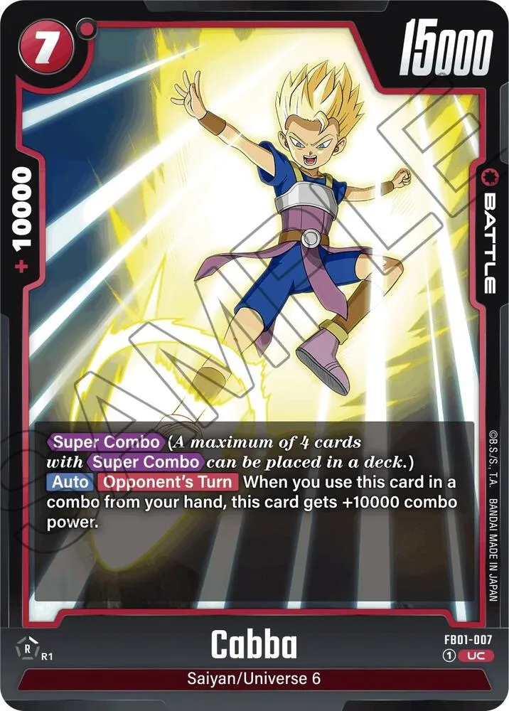 Cabba — Awakened Pulse — Dragon Ball Super: Fusion World