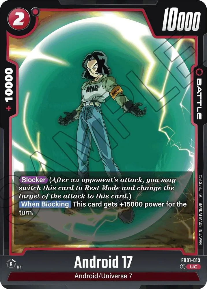 Android 17 - FB01-013 — Awakened Pulse — Dragon Ball Super: Fusion World