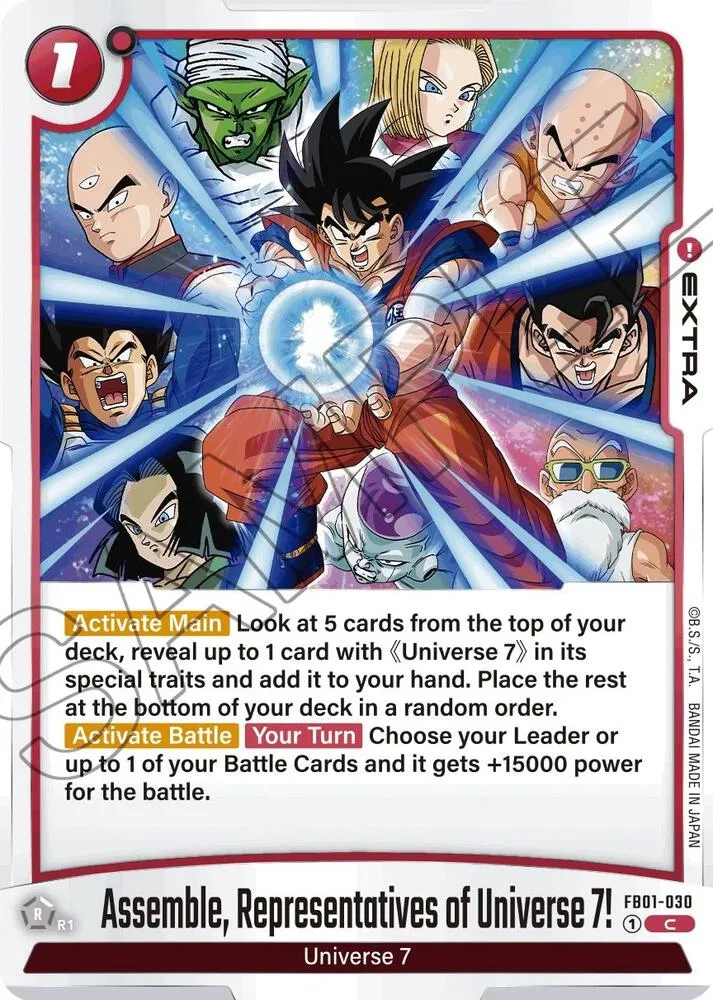 Assemble, Representatives of Universe 7! — Awakened Pulse — Dragon Ball Super: Fusion World