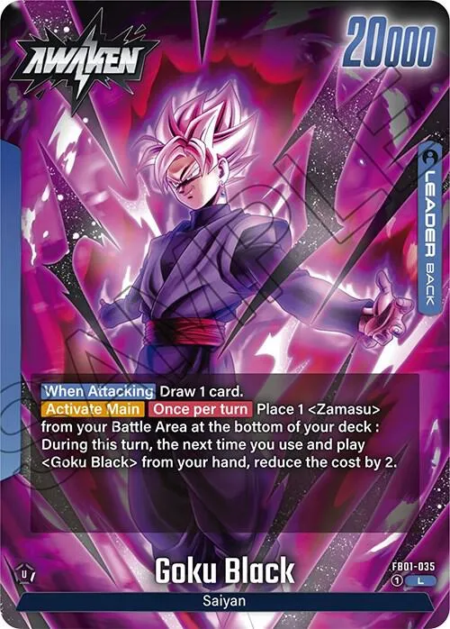 Goku Black - FB01-035 — Awakened Pulse — Dragon Ball Super: Fusion World