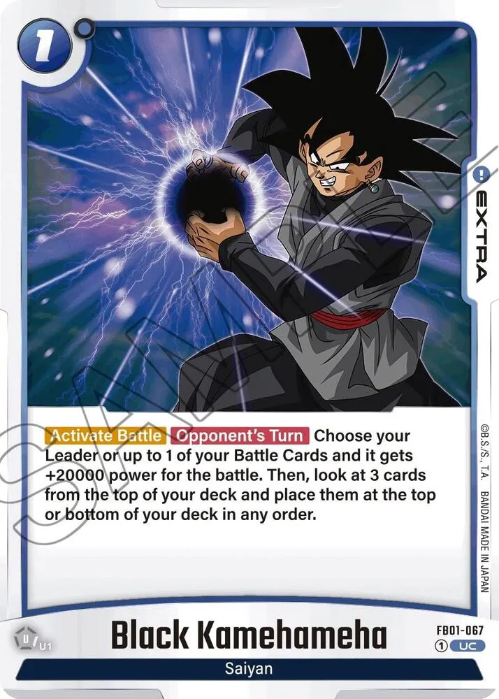 Black Kamehameha — Awakened Pulse — Dragon Ball Super: Fusion World
