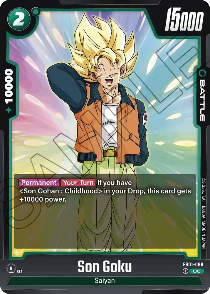 Son Goku - FB01-086 — Awakened Pulse — Dragon Ball Super: Fusion World