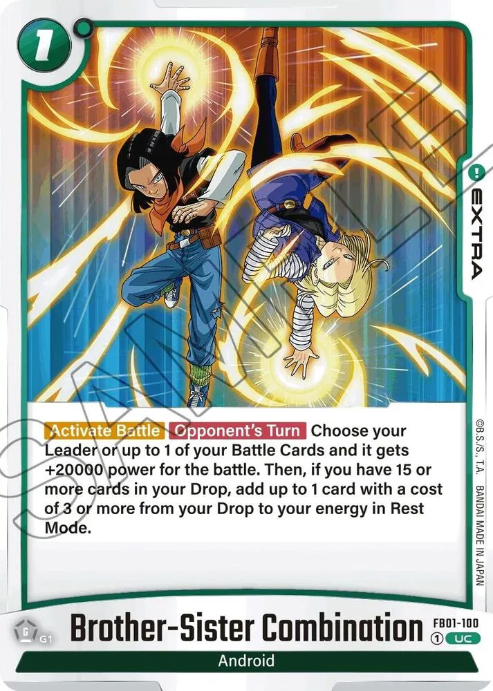Brother-Sister Combination — Awakened Pulse — Dragon Ball Super: Fusion World