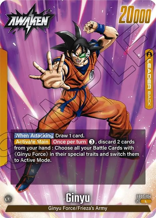 Ginyu - FB01-104 — Awakened Pulse — Dragon Ball Super: Fusion World