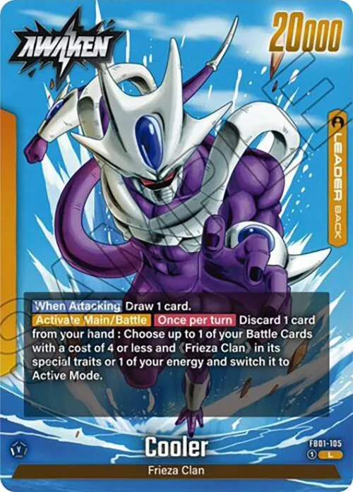 Cooler - FB01-105 — Awakened Pulse — Dragon Ball Super: Fusion World