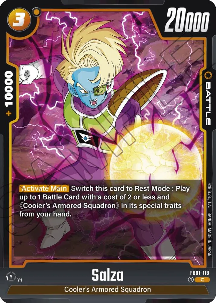 Salza - FB01-118 — Awakened Pulse — Dragon Ball Super: Fusion World