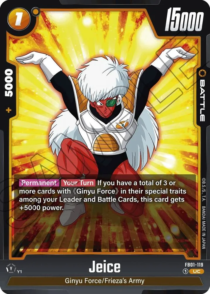 Jeice — Awakened Pulse — Dragon Ball Super: Fusion World
