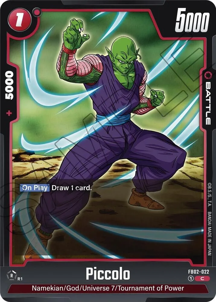 Piccolo - FB02-022 — Blazing Aura — Dragon Ball Super: Fusion World