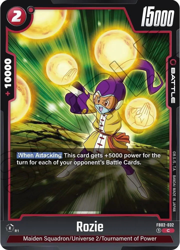 Rozie — Blazing Aura — Dragon Ball Super: Fusion World