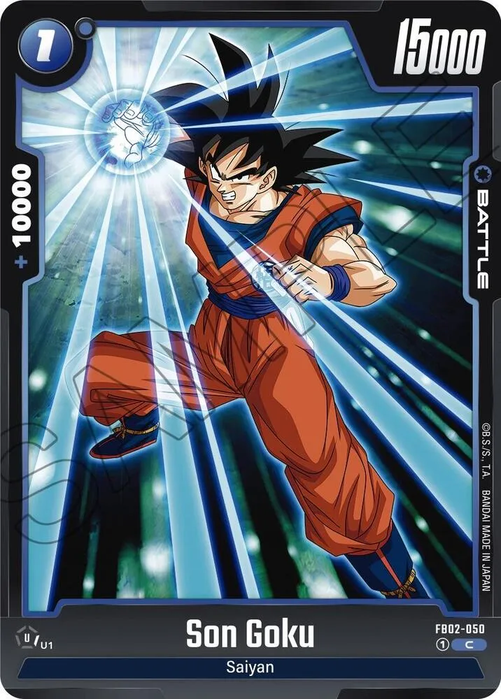 Son Goku - FB02-050 — Blazing Aura — Dragon Ball Super: Fusion World