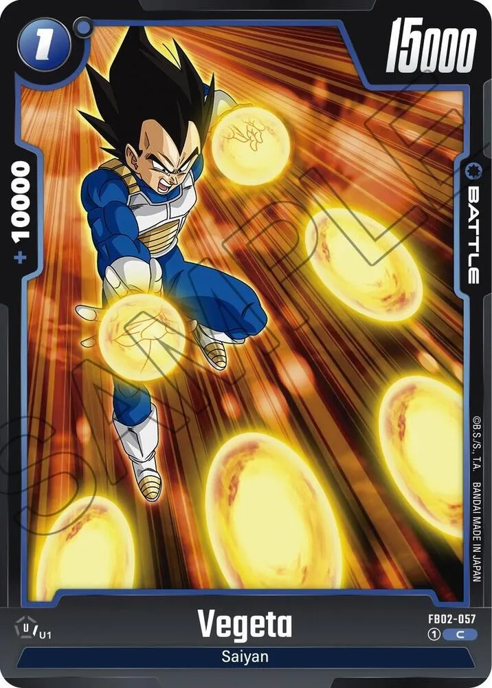 Vegeta - FB02-057 — Blazing Aura — Dragon Ball Super: Fusion World
