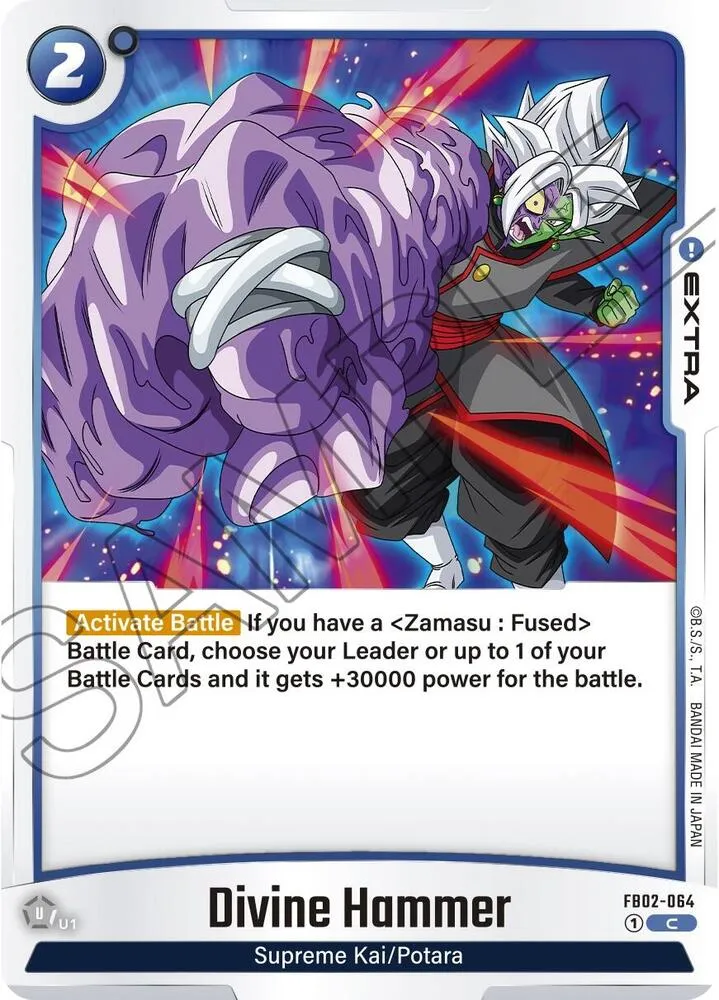 Divine Hammer — Blazing Aura — Dragon Ball Super: Fusion World