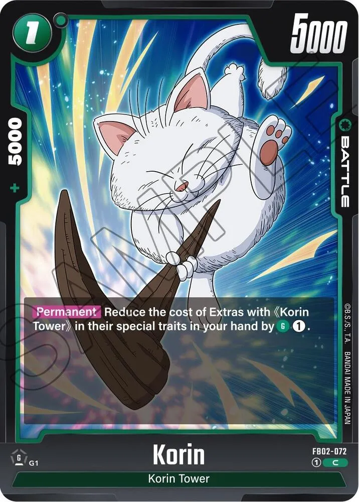 Korin — Blazing Aura — Dragon Ball Super: Fusion World