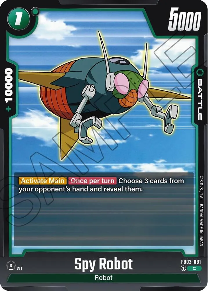 Spy Robot — Blazing Aura — Dragon Ball Super: Fusion World