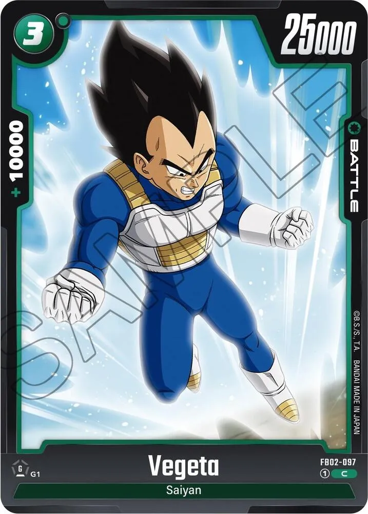 Vegeta - FB02-097 — Blazing Aura — Dragon Ball Super: Fusion World