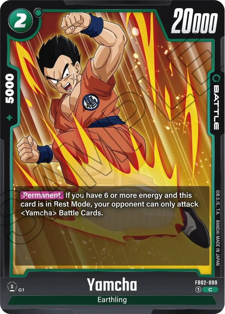 Yamcha — Blazing Aura — Dragon Ball Super: Fusion World
