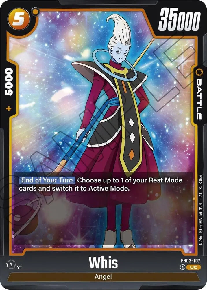 Whis - FB02-107 — Blazing Aura — Dragon Ball Super: Fusion World