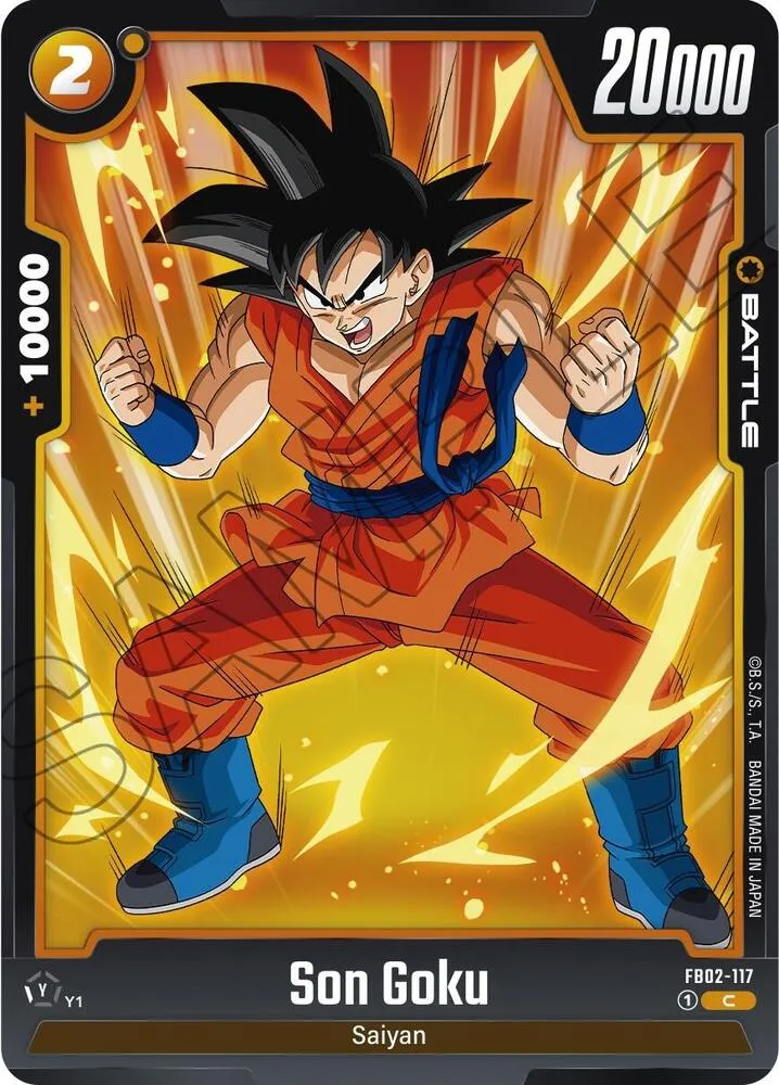 Son Goku - FB02-117 — Blazing Aura — Dragon Ball Super: Fusion World