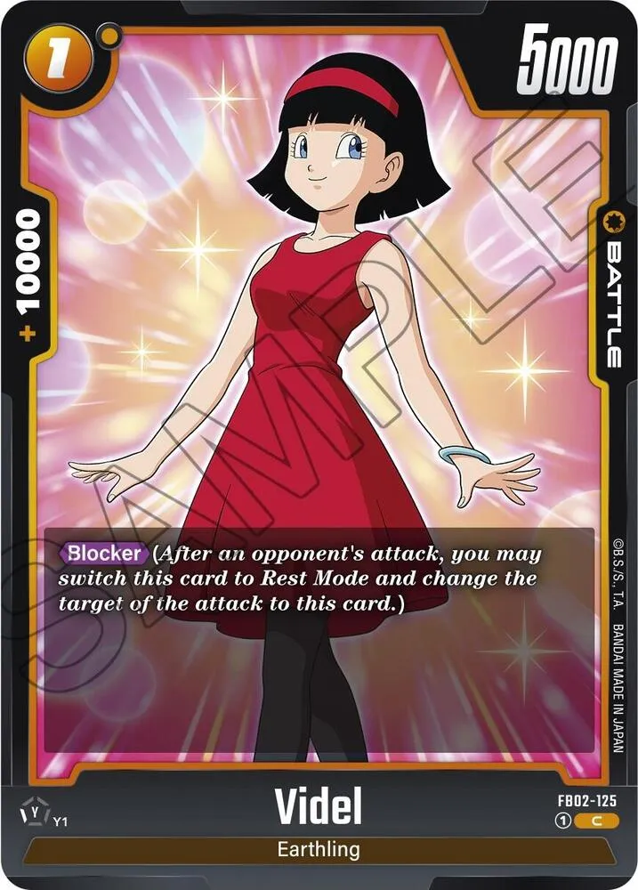 Videl - FB02-125 — Blazing Aura — Dragon Ball Super: Fusion World