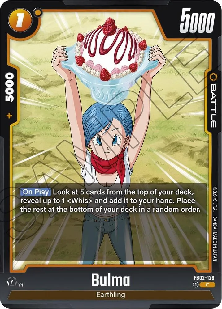 Bulma - FB02-129 — Blazing Aura — Dragon Ball Super: Fusion World