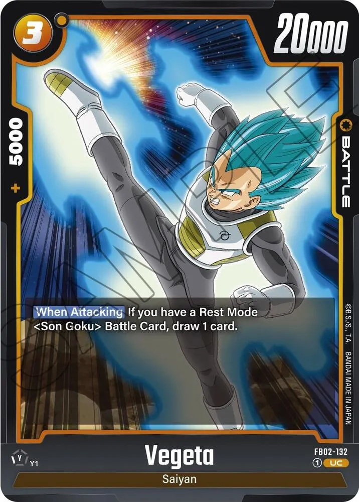 Vegeta - FB02-132 — Blazing Aura — Dragon Ball Super: Fusion World