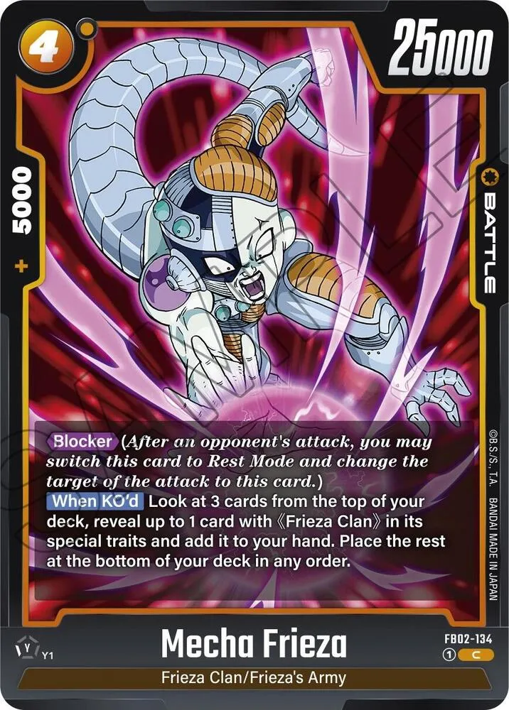 Mecha Frieza — Blazing Aura — Dragon Ball Super: Fusion World