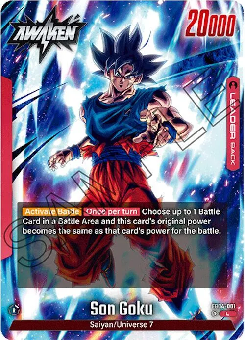 Son Goku - FB04-001 — Ultra Limit — Dragon Ball Super: Fusion World