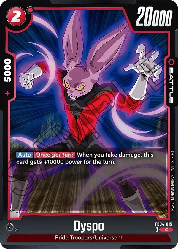 Dyspo — Ultra Limit — Dragon Ball Super: Fusion World
